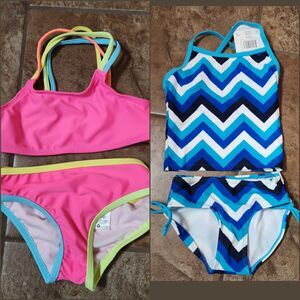 Toddler Girl Bikini Swimwear Lot – 2 Sets, Size 3T, NWT